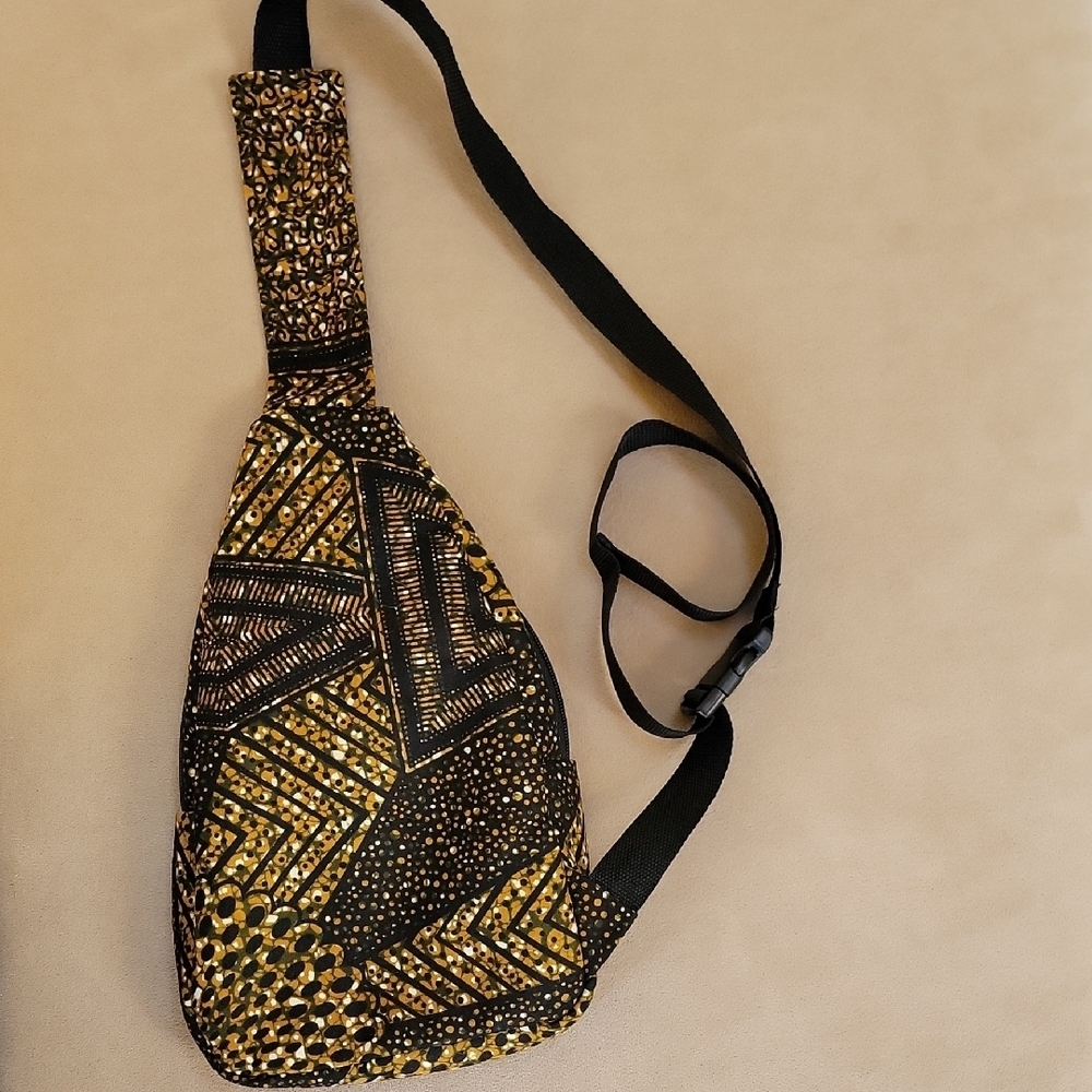 Patterned Sling Bag With Adjustable Strap - image 2